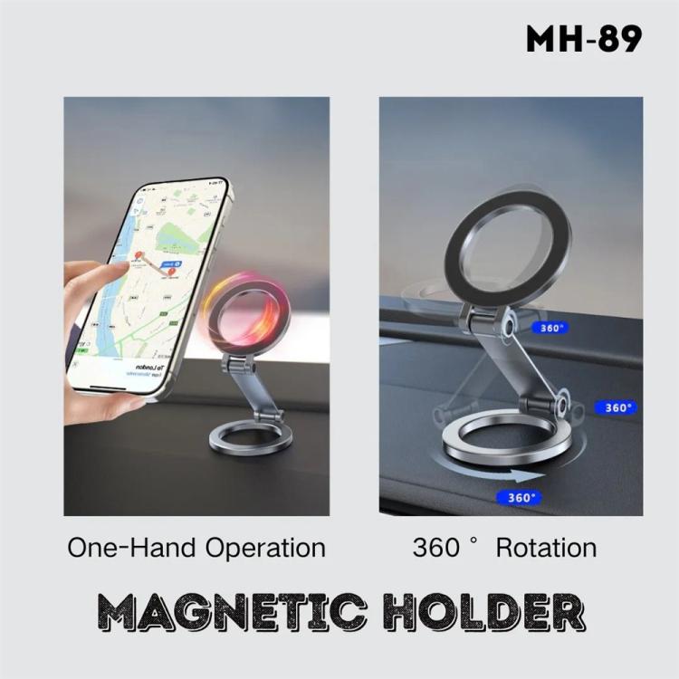 Jmary MH-89 Folding Adjustable Car Magnetic Phone Holder, MH-89