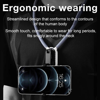 JMARY MG-02 For Action Camera Phone Silicone Necklace Mount Magnetic Neck Holder, MG-02