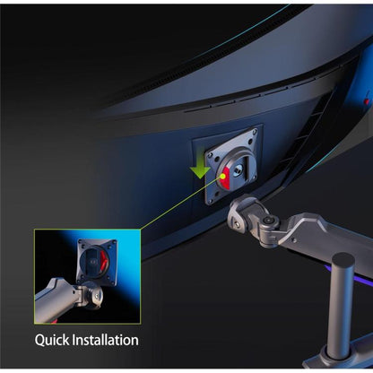 NORTH BAYOU G80 32-60 inch Curved Display Gaming Monitor Desk Stand Monitor Support Arm, G80