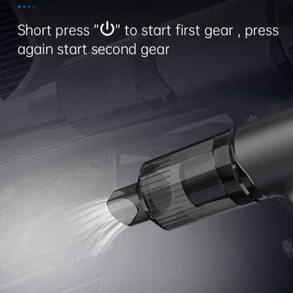 V16S With 200ml Dust Box Rechargeable Dust Blower Portable Handheld Car Vacuum Cleaner, V16S