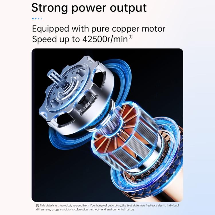 V16D 7 Nozzles 2 in 1 Car Vacuum Cleaner Powerful Suction Rechargeable Handheld Dust Blower, V16D