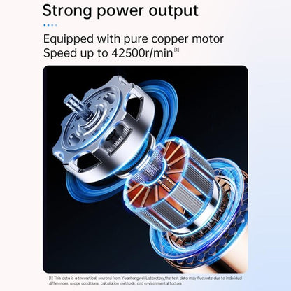 V16D 7 Nozzles 2 in 1 Car Vacuum Cleaner Powerful Suction Rechargeable Handheld Dust Blower, V16D