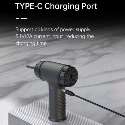D16 For Car PC Keyboard 50W 42500RPM Portable Rechargeable Wireless Handheld Dust Blower, D16