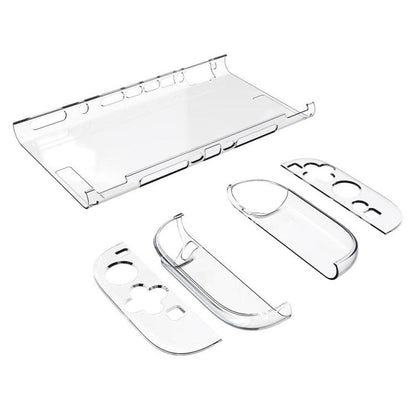 Game Console Split Full Cover Transparent PC Protective Case, For Nintendo Switch 2