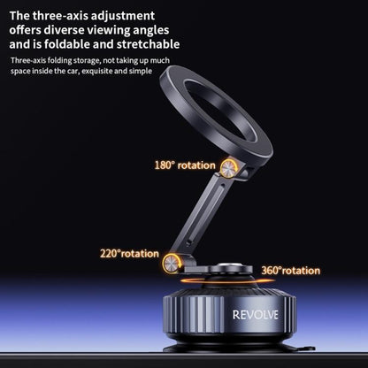 Z23 Dashboard 360 Degree Rotation Foldable Vacuum Suction Magnetic Car Cellphone Bracket, Z23