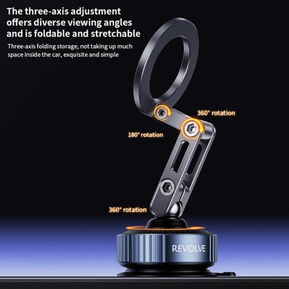 Z25 Vacuum Suction Magnetic Mount Bracket Foldable Car Phone Holder, Z25