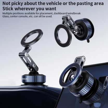 Z25 Vacuum Suction Magnetic Mount Bracket Foldable Car Phone Holder, Z25