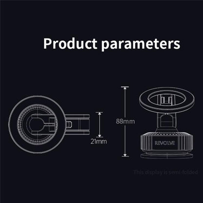 Z25 Vacuum Suction Magnetic Mount Bracket Foldable Car Phone Holder, Z25