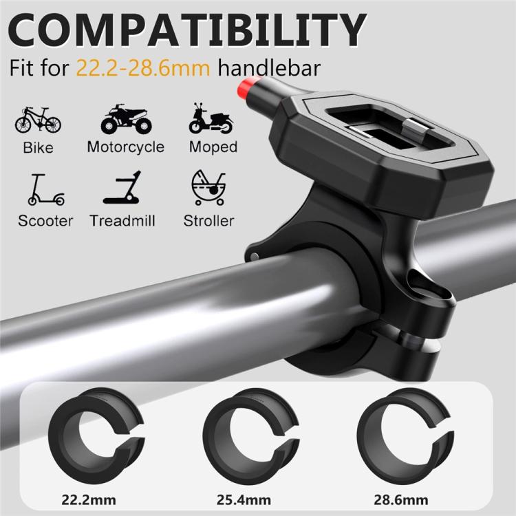 HL-176A Motorcycle Bicycle Handlebar Quick Release Shockproof Phone Holder, HL-176A