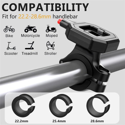 HL-176A Motorcycle Bicycle Handlebar Quick Release Shockproof Phone Holder, HL-176A