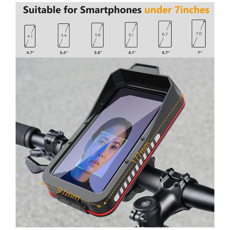 HL-176A Motorcycle Bicycle Handlebar Quick Release Shockproof Phone Holder, HL-176A