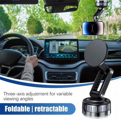 X51 Foldable Magnetic Cellphone Holder Car Dashboard Suction Cup Navigation Phone Holder, X51