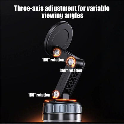 X51 Foldable Magnetic Cellphone Holder Car Dashboard Suction Cup Navigation Phone Holder, X51