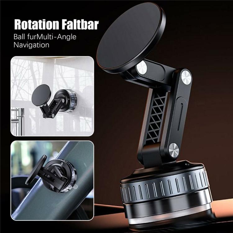 X51 Foldable Magnetic Cellphone Holder Car Dashboard Suction Cup Navigation Phone Holder, X51