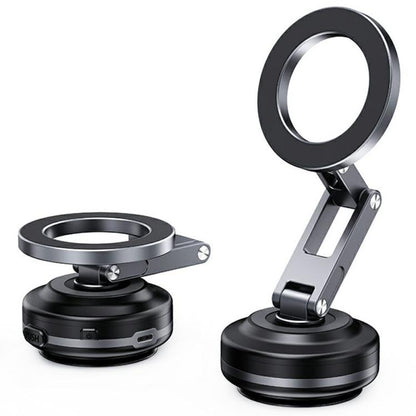 X63 Foldable Arm Car Phone Navigation Mount Vacuum Suction Cup Aluminum Alloy Holder, X63
