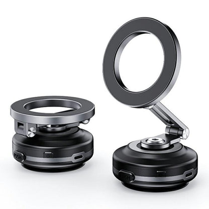 X64 Car Phone Mount Foldable Magnetic Electric Vacuum Suction Smartphones Bracket, X64