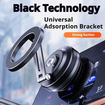 X64 Car Phone Mount Foldable Magnetic Electric Vacuum Suction Smartphones Bracket, X64