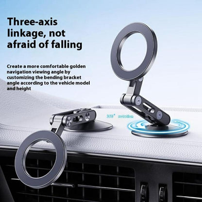Z18 360 Rotation Anti Shake Magnetic Cellphone Holder Aluminum Alloy Car Phone Holder, Z18