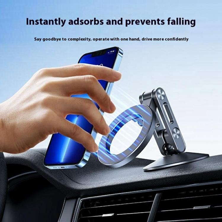Z18 360 Rotation Anti Shake Magnetic Cellphone Holder Aluminum Alloy Car Phone Holder, Z18
