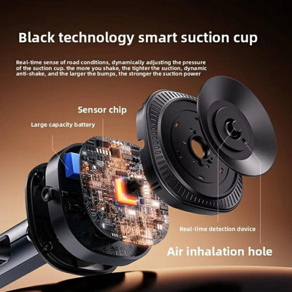 DJ-1  Car Mount Aluminum Alloy Action Camera Holder Electric Vacuum Suction Cup Bracket, DJ-1