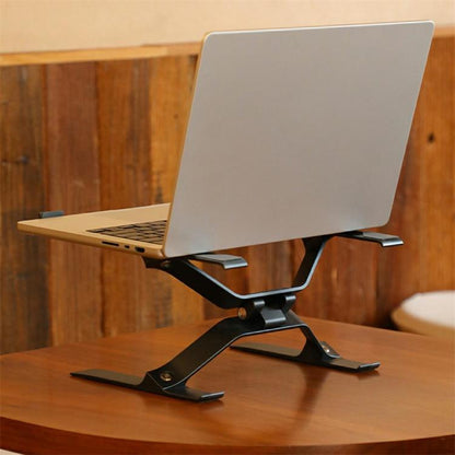 P70 X-Shape Aluminum Alloy Stand Height Adjustable Foldable Cooling Bracket for Laptop / Tablet, P70