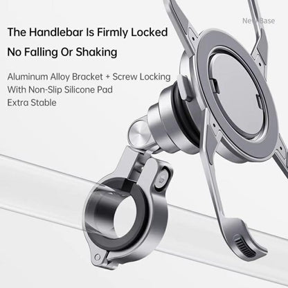 For iPhone 16 Series Z10 Anti Shake Cycling Bracket Motorcycle Mount Magnetic Phone Holder