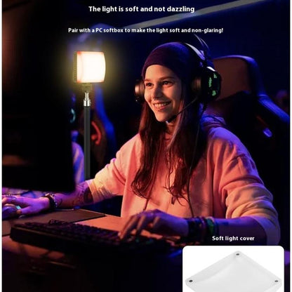 VLOGLITE K10RGB Ultra Thin Pocket Size RGB LED Camera Light Photography Videography Selfie Light, K10RGB