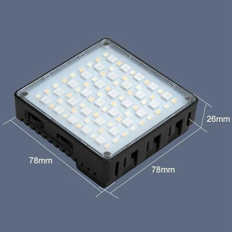 VLOGLITE K10RGB Ultra Thin Pocket Size RGB LED Camera Light Photography Videography Selfie Light, K10RGB