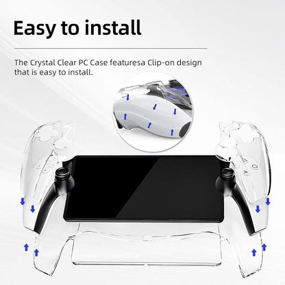 Streaming Handheld Console Crystal Clear PC Protective Case, For Sony PS5