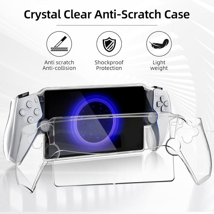 Streaming Handheld Console Crystal Clear PC Protective Case, For Sony PS5