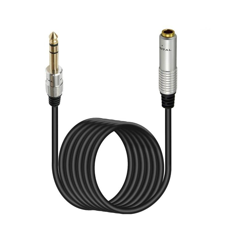 JUNSUNMAY 6.35mm 1/4 inch Male to Female Stereo Headphone Guitar Extension Cable Cord, 0.3m, 1.8m, 3m, 5m, 10m