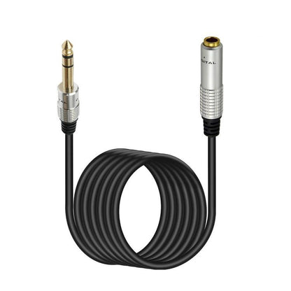 JUNSUNMAY 6.35mm 1/4 inch Male to Female Stereo Headphone Guitar Extension Cable Cord, 0.3m, 1.8m, 3m, 5m, 10m