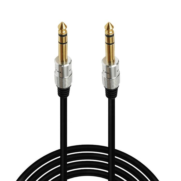 JUNSUNMAY 6.35mm 1/4 inch Male to Male Stereo Headphone Guitar Extension Cable Cord, 0.3m, 1.8m, 3m, 5m, 10m