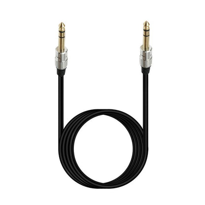 JUNSUNMAY 6.35mm 1/4 inch Male to Male Stereo Headphone Guitar Extension Cable Cord, 0.3m, 1.8m, 3m, 5m, 10m