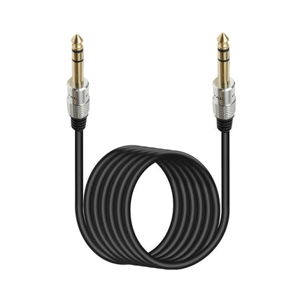 JUNSUNMAY 6.35mm 1/4 inch Male to Male Stereo Headphone Guitar Extension Cable Cord, 0.3m, 1.8m, 3m, 5m, 10m