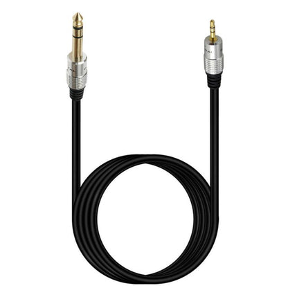 JUNSUNMAY 6.35mm Male to 3.5mm TRS Male Stereo Audio Cable Guitar Cord, 6.35mm Male to 3.5mm