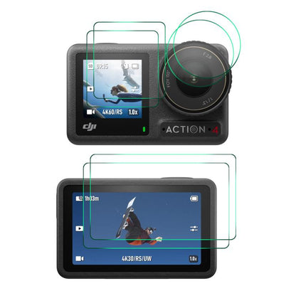 2 Set ENKAY Hat-Prince 0.2mm 9H Tempered Glass Screen Protector Watch Film, For DJI Osmo Action 6, For DJI Osmo 360, For DJI Osmo Action 5 Pro, For DJI Osmo Pocket 3, For DJI Osmo Action 4 / 3
