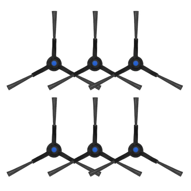 JUNSUNMAY 6pcs Sweeper Triangle Side Brush for Ecovacs Deebot T50 Pro / T50 Max / T50 Omni, Triangle Side Brush
