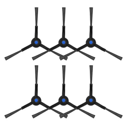 JUNSUNMAY 6pcs Sweeper Triangle Side Brush for Ecovacs Deebot T50 Pro / T50 Max / T50 Omni, Triangle Side Brush