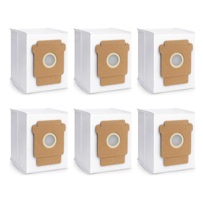 JUNSUNMAY 6pcs Robot Cleaner Non-woven Fabrics Dust Bag for iRobot Roomba Plus 405 / 505 Combo, Dust Bag
