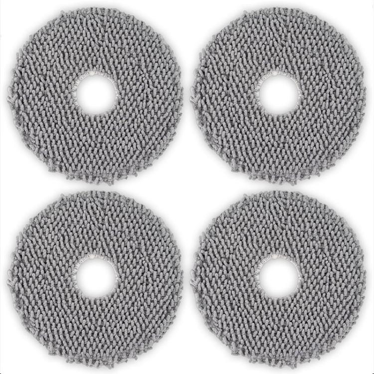 JUNSUNMAY 4pcs Washable Mop Pads Replacement for iRobot Roomba Plus 405 / 505 Combo, Mop Pads