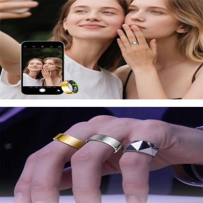 R100 SIZE 10 Smart Ring, Support Heart Rate / Blood Oxygen / Sleep Monitoring / Remote Photography