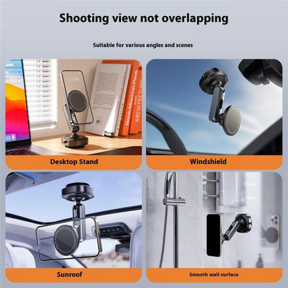 X75 360 Degree Rotation Magnetic Bracke Car Phone Holder Electric Suction Cup Holder, X75