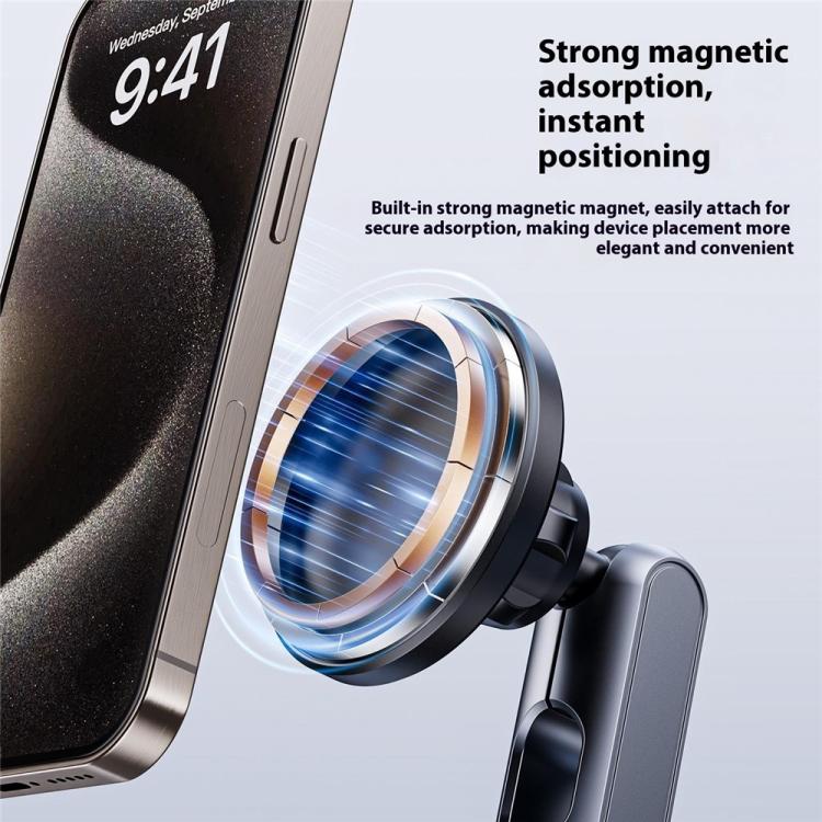 X75 360 Degree Rotation Magnetic Bracke Car Phone Holder Electric Suction Cup Holder, X75