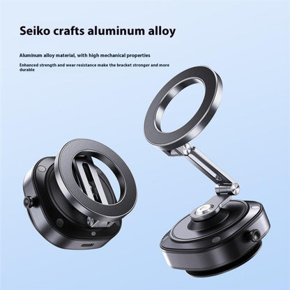 X74 Car Dashboard Electric Vacuum Suction Cup Magnetic Phone Holder, X74
