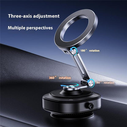 X74 Car Dashboard Electric Vacuum Suction Cup Magnetic Phone Holder, X74
