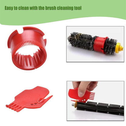 JUNSUNMAY 14pcs/Set Sweeper Replacement Parts Kit for iRobot Roomba 600 Series