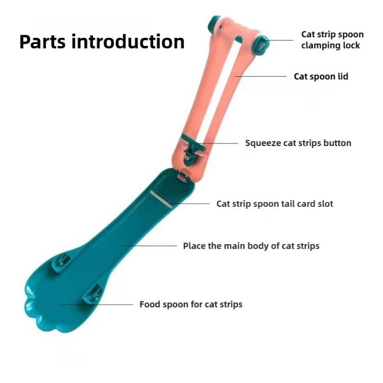 Cat Feeder Claw Cat Snacks Scoop