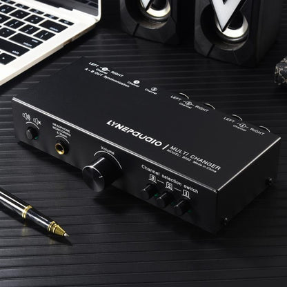 B082 3 Input 3 Output Audio Signal Selector Balanced Line Switcher, B082