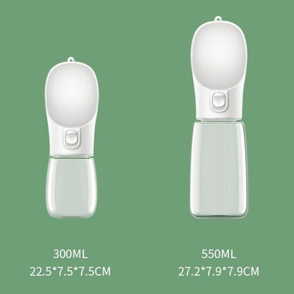Pet Portable Outdoor Water Dispenser, 300ML, 550ML